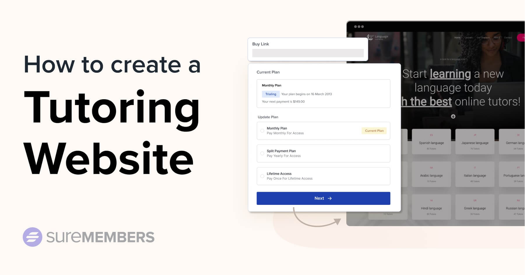 Set up a tutoring website
