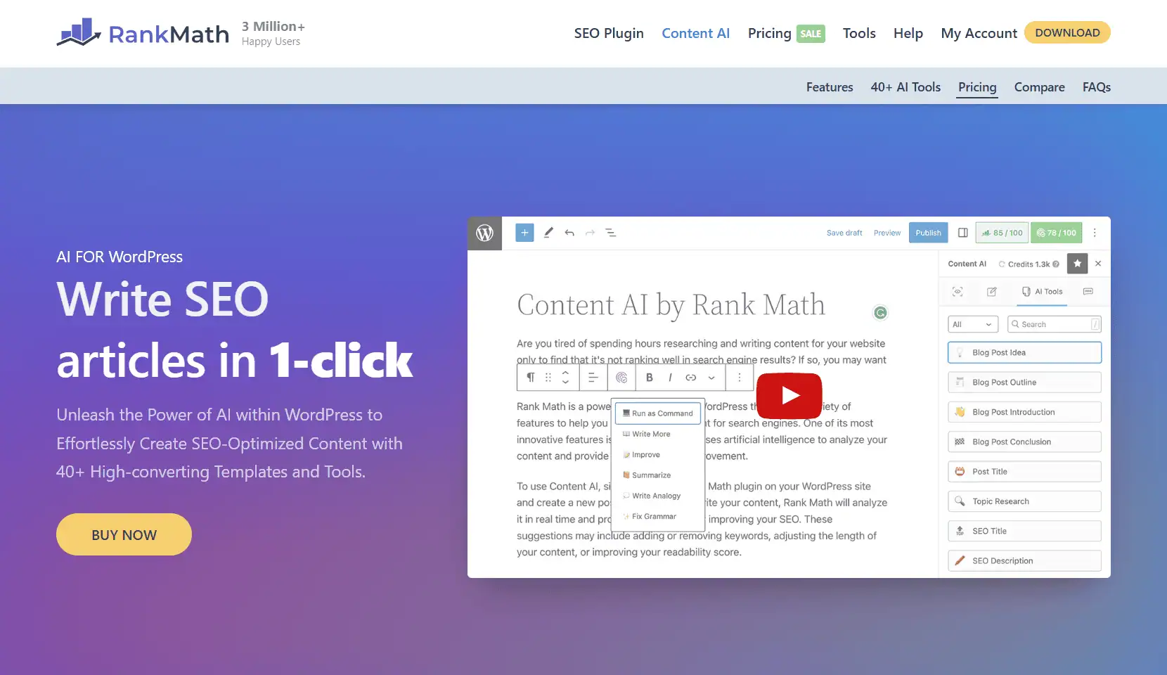 Rank-Math AI Assistant